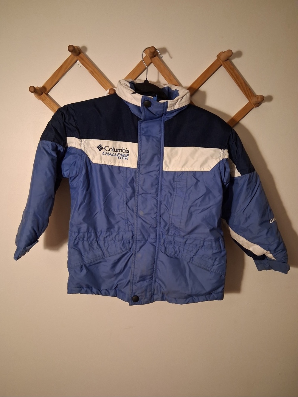 Columbia Kids' Blue Winter Jacket - Challenge Series: 7/8